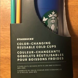 Starbucks Color changing Cup Set